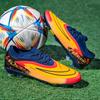 Super Star Fashion Mens Soccer Sneakers Unisex Professional Football Training Shoes Men Long Spikes Futsal Cleats chuteira campo