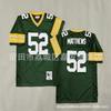 Retro Green Bay Packers Football Jersey Mens Cotton Sport Shirt Vintage NFL Style 87 52 84 Embroidered