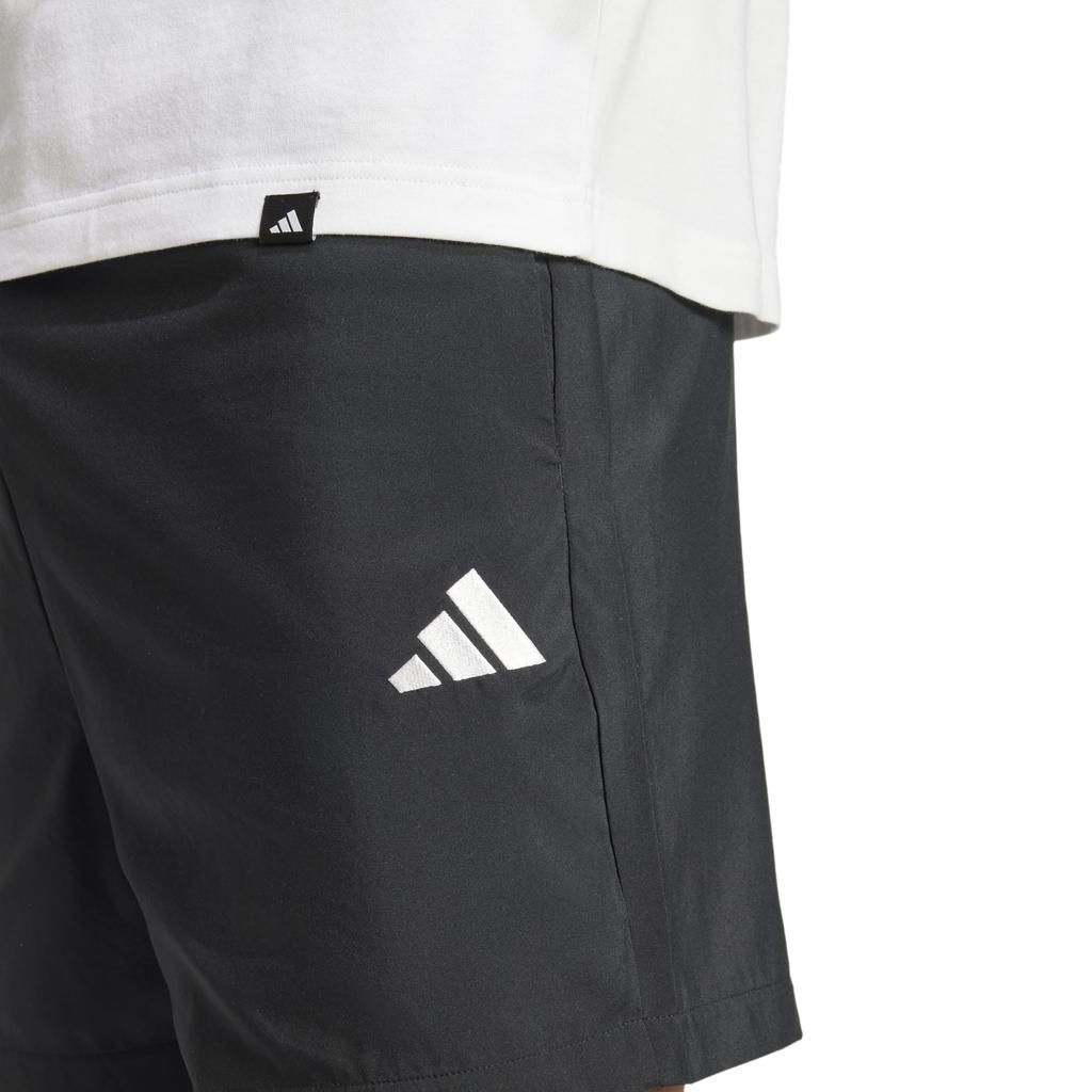 Шорты Adidas Essentials SL Woven, Размер L, Мужские KRG19, Черный/Белый (JF1117),