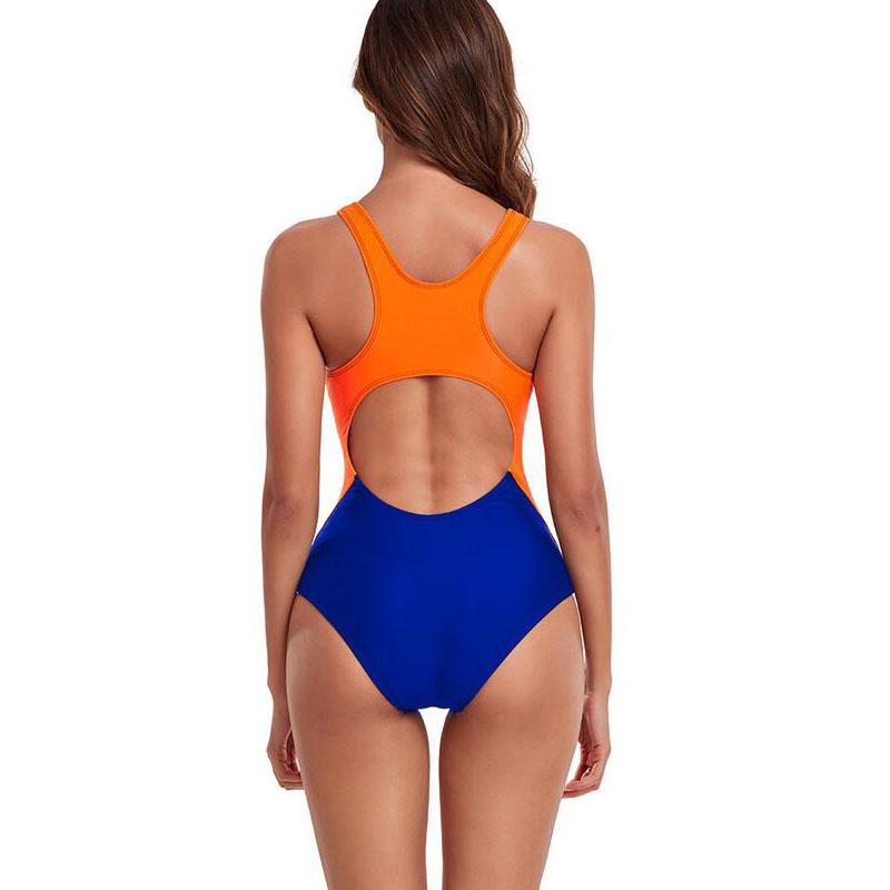 One Piece Swimsuit Padded Women Push Up Swimwear Sport Swimming Suit
