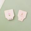 50Pcs Pink Flower Fold Packing Cardboard Display Cards For Handmade Necklace Bracelet Headwear Hairband Retail Hanging Labels