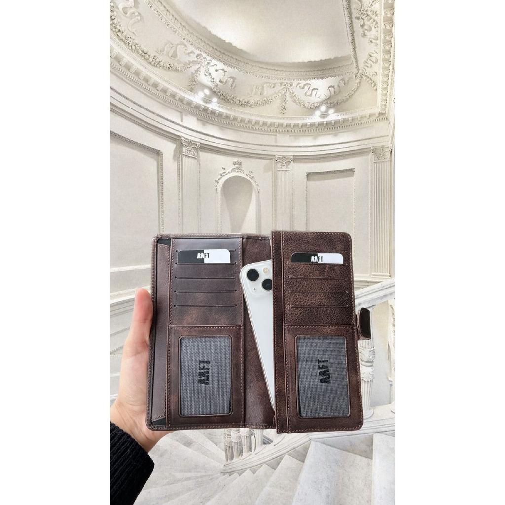 Кошелек унисекс из натуральной кожи Twist 2323 с отделением для телефона