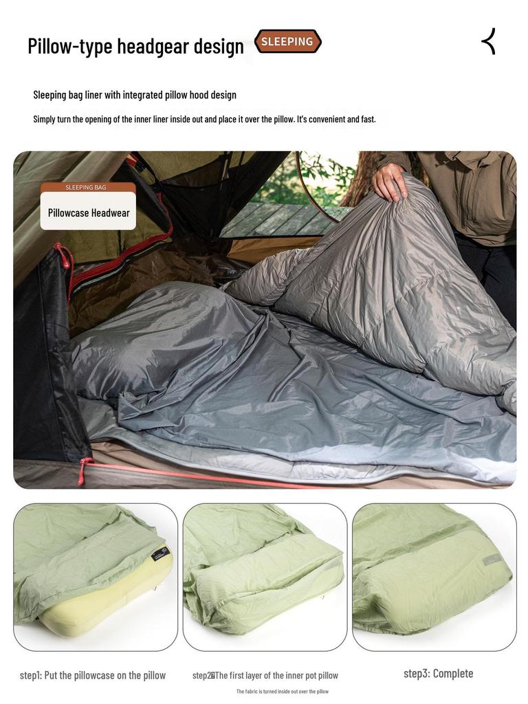 Hikeman Travel Sleeping Bag Liner: Lightweight, Portable, High Elasticity, Washable, Dirt-Proof for Camping and Hotels