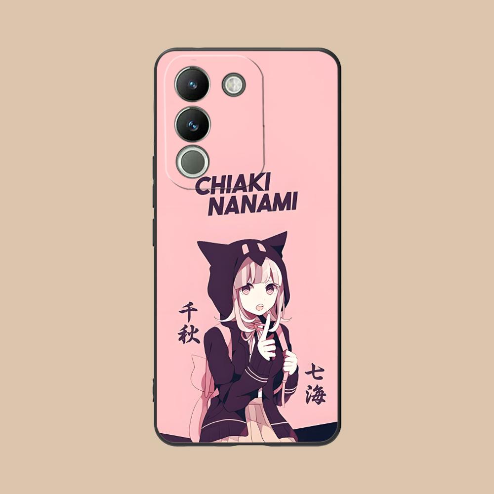 Чехол для телефона Danganronpa Чиаки Нанами для VIVO V60 V50 V40 V30 V29 V27 V25 V23 Pro Lite 5G Мягкий ТПУ Ударопрочный Чехол