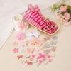 875Pcs/Set Swallowtail Bow Bow Hair Clip Set High Elastic Hair Tie Set  Princess Gift Set