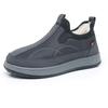 Winter Men's Cotton Shoes Piled and Thickened Wool Warm Shoes Non-slip and Waterproof One-pedal Dad Shoes