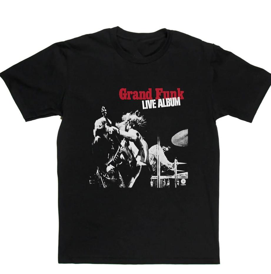Grand Funk Railroad Live Album Cotton Unisex Shirt TS233