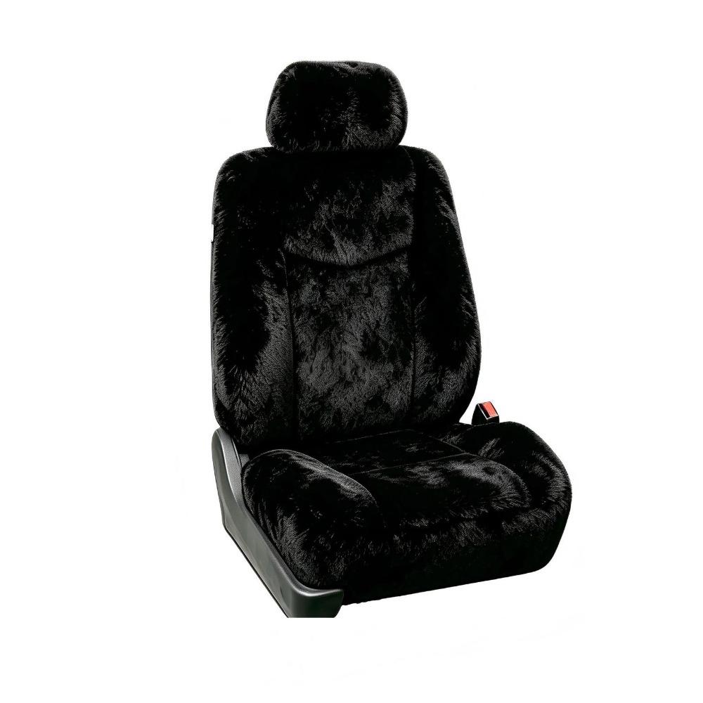 Plush Car Seat Covers Faux Fur Seat Protector Interior Decor Car Seat Cover  Sedan