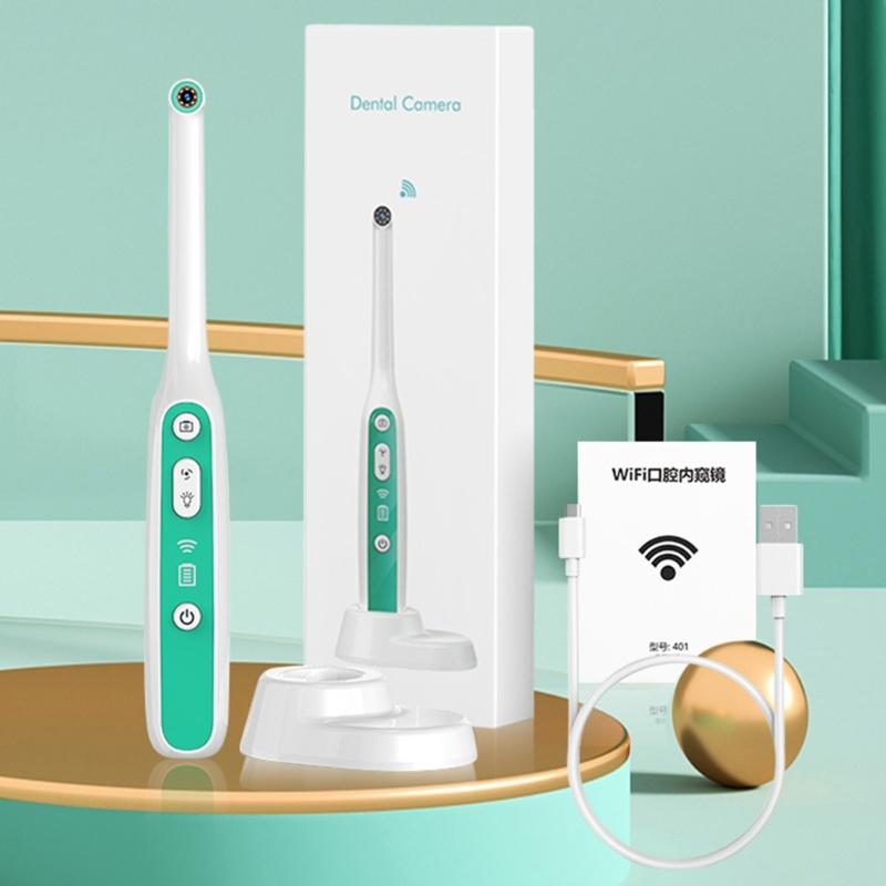 Камера для устного осмотра Водонепроницаемая WiFi Интраоральная камера со светодиодами Съемка фото/видео Перезаряжаемые интраоральные камеры