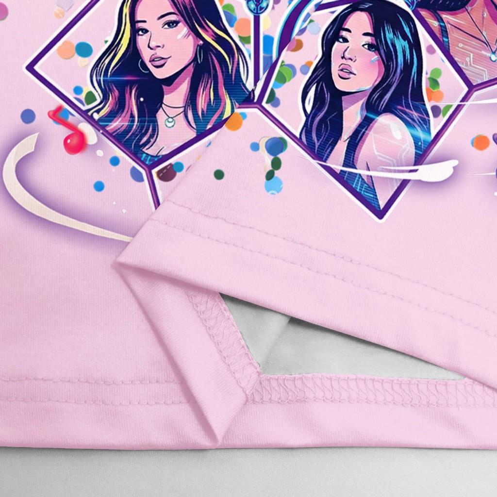 81277 Детские Девочки KATSEYE Футболка с принтом Штаны Пижама Комплекты для сна