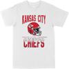 Philcos Футболка Белая Ретро-Дизайн Шлема Kansas City Chiefs НФЛ