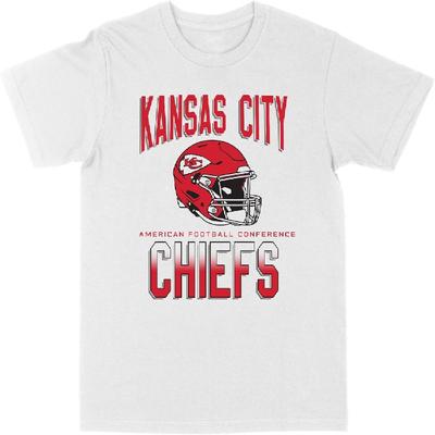 Philcos Футболка Белая Ретро-Дизайн Шлема Kansas City Chiefs НФЛ