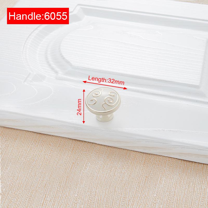NAIERDI Zinc Aolly Ivory White Cabinet Handles Kitchen Cupboard Door Pulls Drawer Knobs European Fashion Furniture Handle