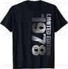 Funny Birthday Gift 46th Birthday 46 Years Old   Vintage 1978 T-Shirt Unisex Style Shirts for   Clothing