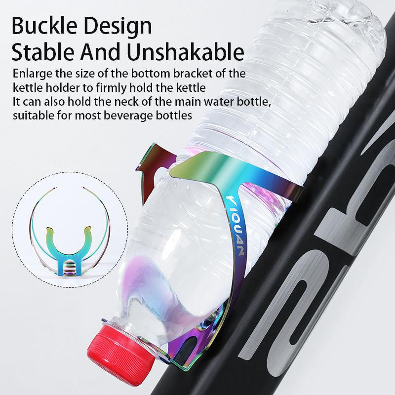 Горный велосипед Алюминиевый сплав Гальваническое покрытие Яркий Держатель для бутылки с водой Красочный Держатель для фляги для велосипеда