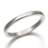 Used Ring Classic Wedding EU#55.5 56 Pt950Platinum 3.7g Platinum Jewelry
