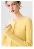 Lekasha Cashmere 12-Gauge Cable Knit Round Neck Cardigan Sweater Coat