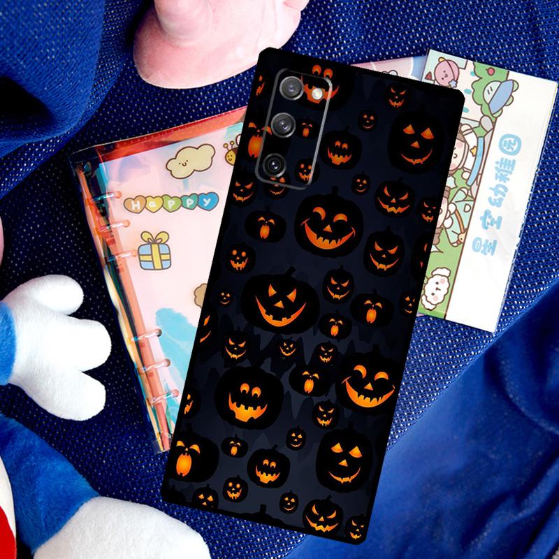 Halloween Pumpkin Case For Samsung Galaxy S26 Ultra S24 S23 S22 S21 S25 Ultra S10 S20 Plus S25 FE Cover Funda