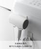 Yamazaki Magnetic Hair Dryer Cord W x 8cm D x 10cm Easy Cord 1739 & Holder, White, Tower, 8.5cm H, Storage,