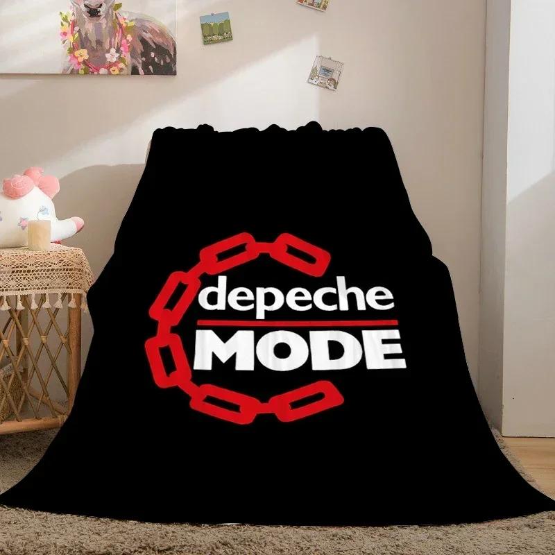 Зимние пледы для дивана A-Depeche A-Mode На заказ King Size Теплые для коленей Кровать Флис Кемпинг Пушистые Мягкие пледы Микрофибра Постельное белье