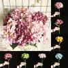 46cm Artificial Hydrangea Fake Silk Flowers Bouquet Bridal Wedding Home Decor