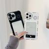 Card Bag Case For Iphone 11 12 Promax 13 14 Pro Max 8 7 Plus Xsmax X Xr Silicone Soft Protector Cute Camera Protector Phone Capa