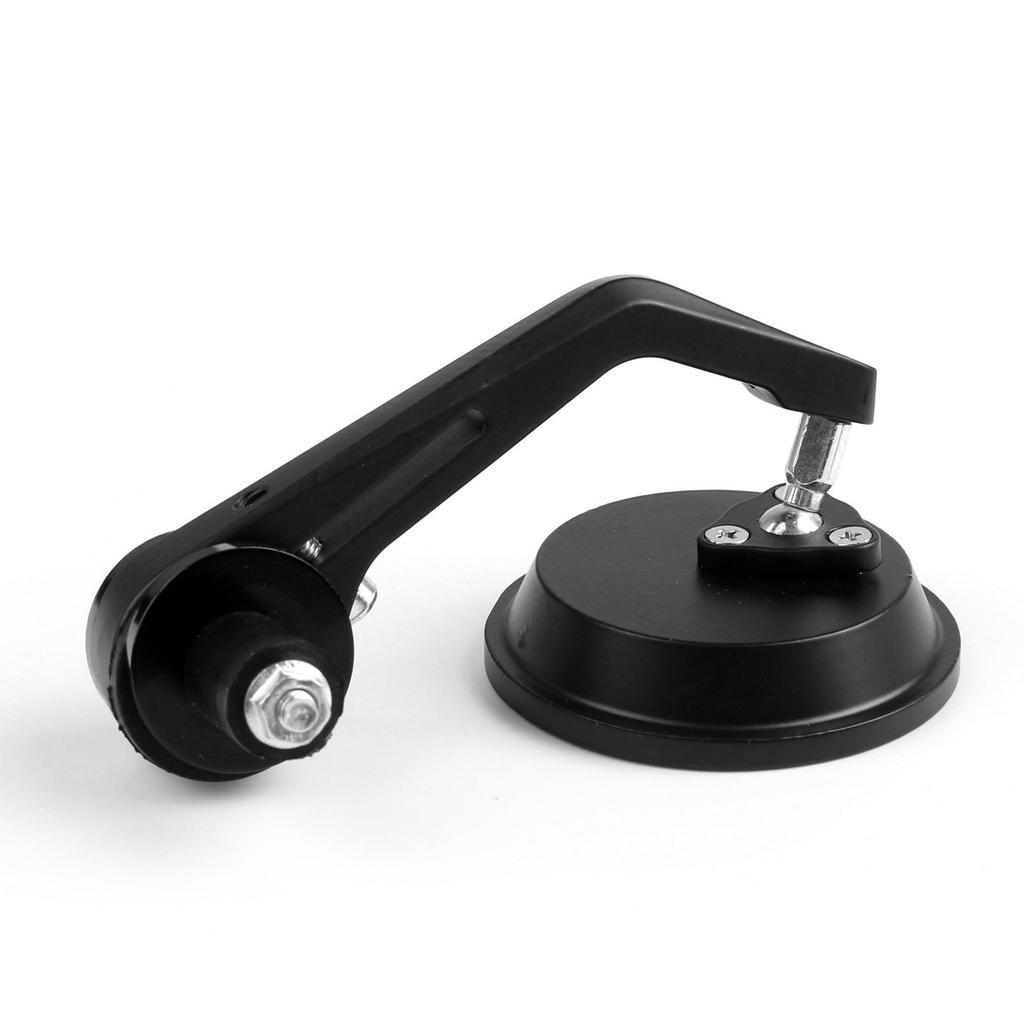 1Pair CNC Motorcycle 3" Round Side Mirror 7/8" Handlebar End For Cafe Racer