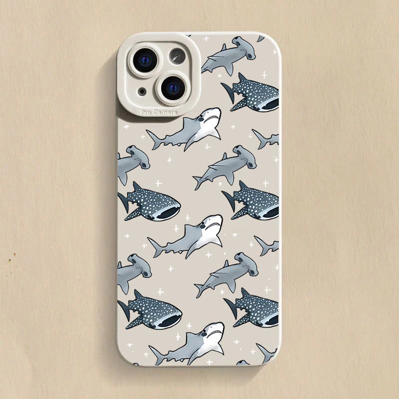 Силиконовый чехол для телефона с изображением плавающего кита для Samsung Galaxy A14 A34 A54 A33 A53 A05 S23 Ultra S22 Plus S21 FE, противоударный, мягкий чехол