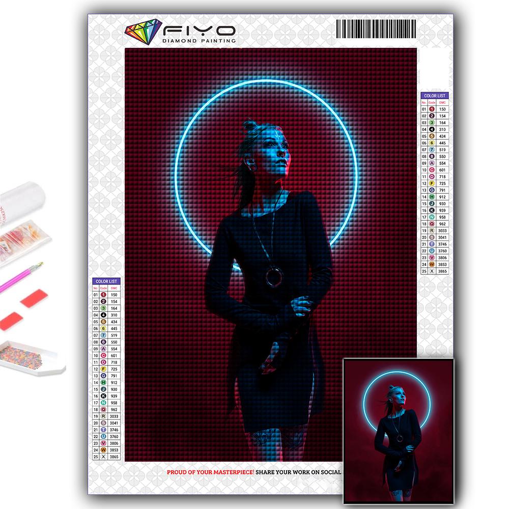 DIY 5D алмазная живопись Киберпанк сексуальное искусство вышивка крестом комплект полная дрель вышивка мозаика художественная картина стразы подарок