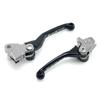 ZETA RACING Pivot Lever Set FP Black Forward Folding Lever Position Stepless Adjustment Forged Aluminum Alloy Dirt Freak F5052 for YZ250X 3-Finger