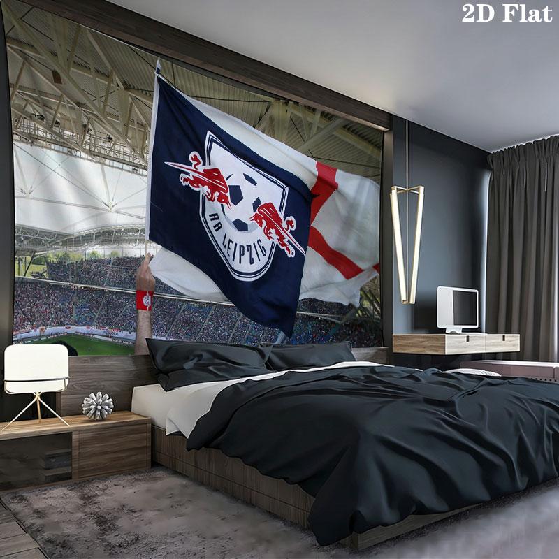 RB Leipzig Art Wall tapestry, aesthetic printed fabric blanket, suitable for bedroom, living room, and home decor.