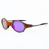 Zinc alloy foreskin retro round frame European and American polarized sunglasses men's and women's outdoor sports cycling driving sunglasses
