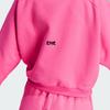 Adidas Z.N.E. Full-Zip Hooded Sweatshirt with Monochrome Logo Women Hoodie Pink IN5131