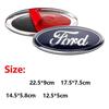 xqzvd1 Car Front Grille Logo Hood Emblem Sticker Trunk Badge Accessories For Ford Focus Mk2 Mk3 Fiesta Mk7 Mondeo Ranger Escape Mustang