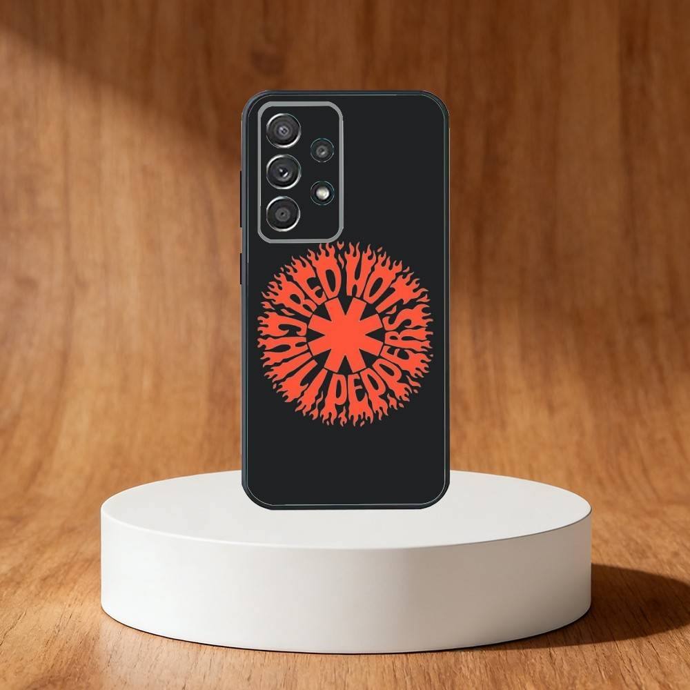 Red Hot C-Chili Peppers Band Phone Case For Samsung S25,S24,S21,S22,S23,S30,Ultra,S20,Plus,Fe,Note,10,9,5G Black Cover