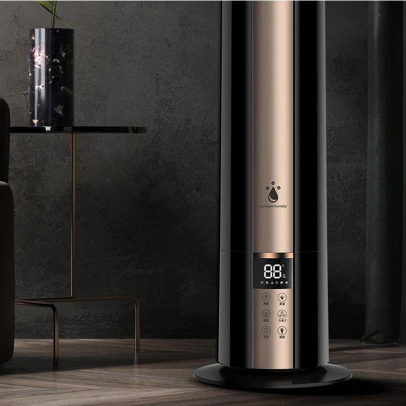 Напольный увлажнитель воздуха 30 Вт, распылитель для помещений, 8 л, умный пульт дистанционного управления, аромадиффузор, очиститель воздуха
