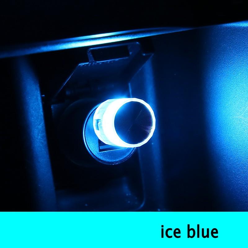 Car Mini USB LED Ambient Lights Decorative Lamp for Party Flashing Colorful Portable Plug Play Auto Interior Atmosphere Light