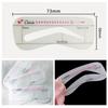 Fashion Card Template Makeup Tools Eyebrow Stencil Grooming Shaper