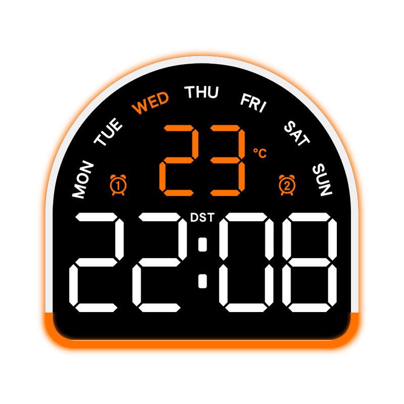 Многофункциональный светодиодный будильник с подсветкой, отображением температуры и несколькими будильниками