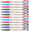 Dong-a Miffy Grip Oil Based Ink Ball Point Pen 0.5mm Excellent Writing (6 Color/pack of 24 Pens) Blue, Black, Red, Green, Pink, Sky Blue