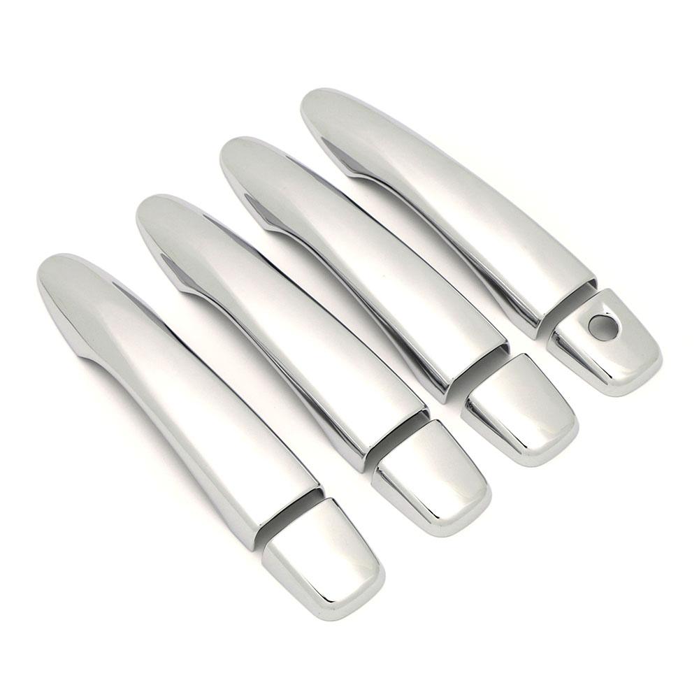 Для Nissan Pulsar C13 2015-2018 внешний вид автомобиля изменить хромированная крышка дверной ручки декоративная накладка защита