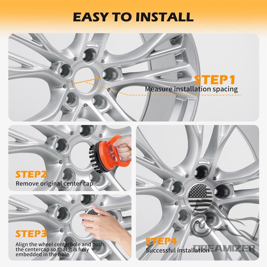 4pcs Automobile Parts Hubcap Car Wheel Hub Center Cover 83mm For Chevrolet Pickup Truck GMC Recreational Vehicle