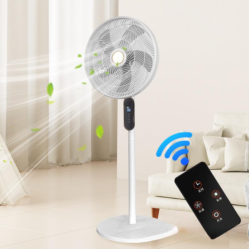 Бытовой 16-дюймовый электрический вентилятор с широким углом поворота головы, вертикальный вентилятор с 8 регулируемыми скоростями ветра, напольный вентилятор