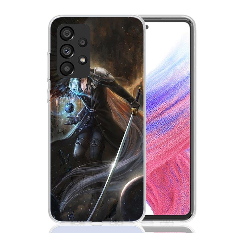 Чехол для телефона Аниме FINAL FANTASY 7 BloodyBeni Для Samsung Galaxy A17 A16 A14 A15 A13 A57 A56 A54 A55 A53 A37 A36 A34 A35 A33 A26 A
