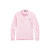 Polo Ss22 Solid Color Logo Embroidered Long Sleeve Polo Shirt Men Tops Pink 16821849-650