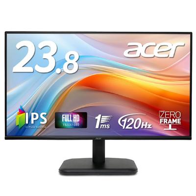 Acer Монитор дюймов Full HD матовый IPS 120 Гц sRGB AdaptiveSync HDMI Mini 15-контактный разъем Аудиовход Совместимый с креплением VESA Zero Frame Design