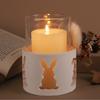 Easter Rabbit Hollow Candlestick Mold Silicone Resin Casting Molds DIY Candle Holder  Home Decor