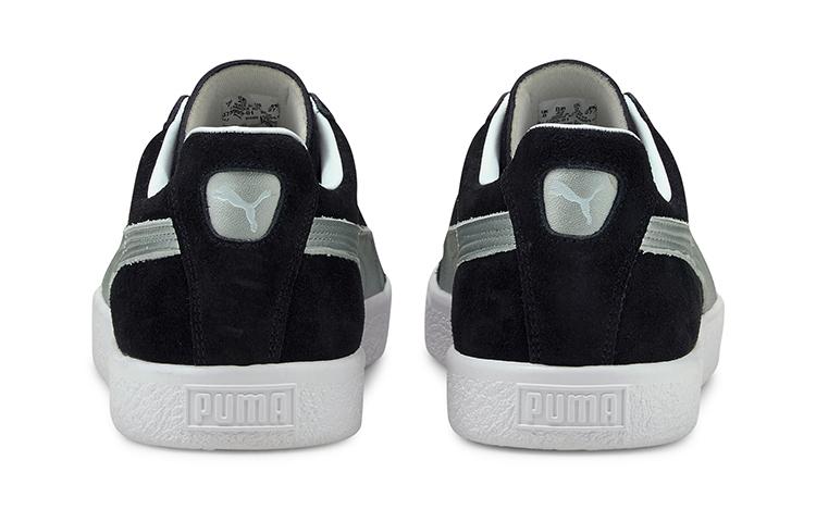 Puma Замша Винтаж Сделано в Японии 'Черное Серебро' 375905-01
