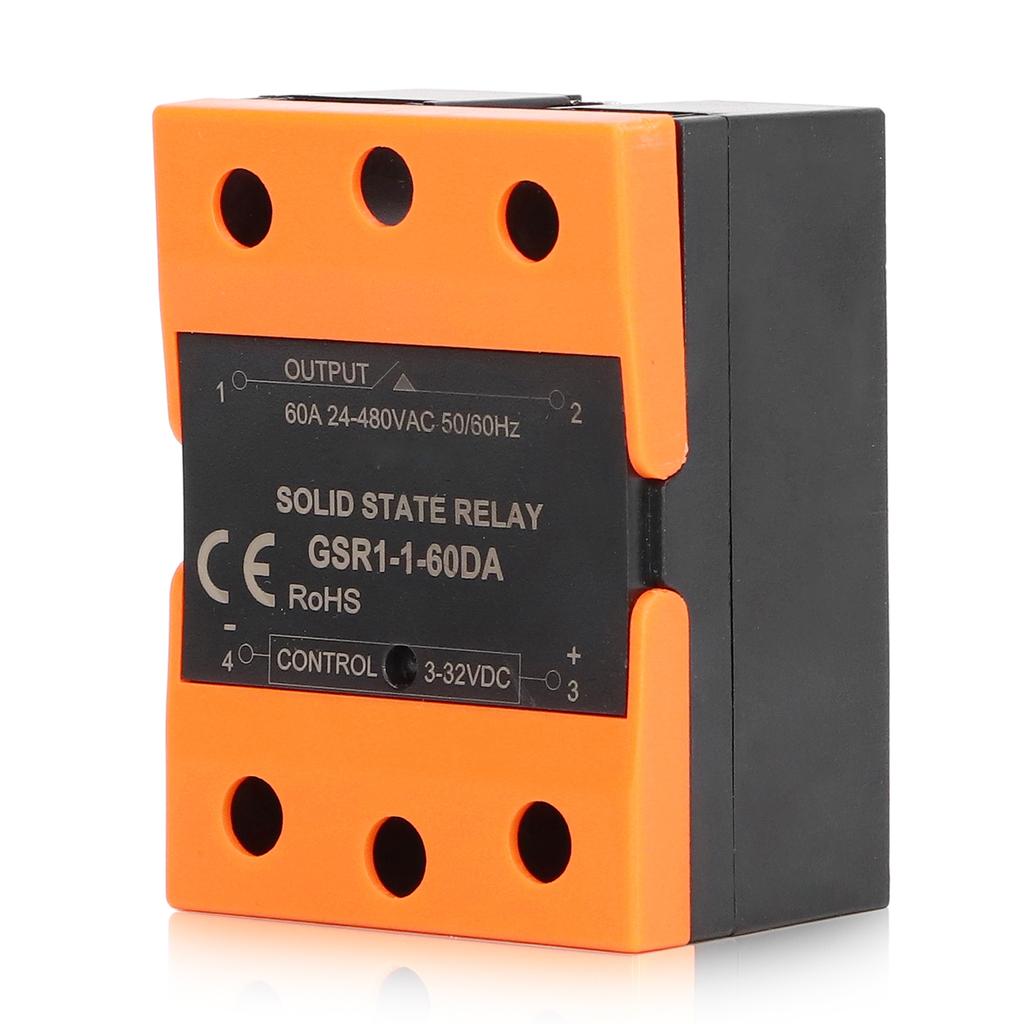 Solid State Relay Small DA Power Distribution Controller DC 3‑32V to 24‑480V