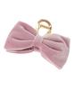 Maison de Fleur Бархатный памятный бант Розовый женский зажим,